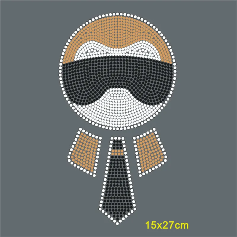 

Rhinestone Transfers Custom Motif Rhinestones Iron-On Patches Appliques On Clothes 10Pcs Rhinestone Sticker Crafts Accessories