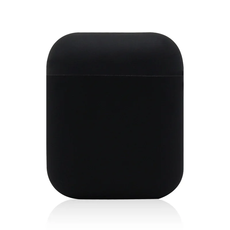 Силиконовый защитный чехол карамельного цвета s для Airpods, мягкий ультра тонкий противоударный защитный чехол для наушников Airpods - Цвет: 12