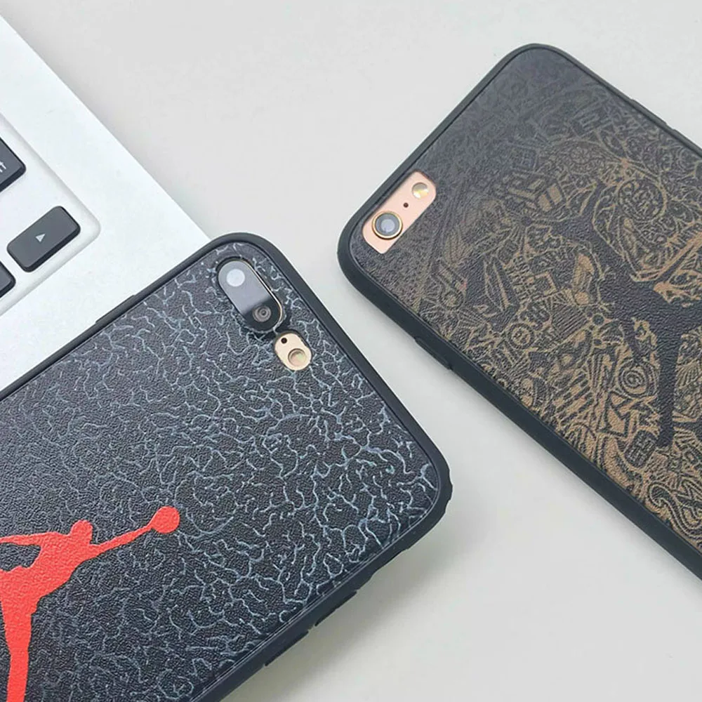 Иордания Чехол для iPhone 7 Plus Плюс Кольцо Держателя Kickstand Hard Cover iPhone7 ТПУ Рамка PC Back
