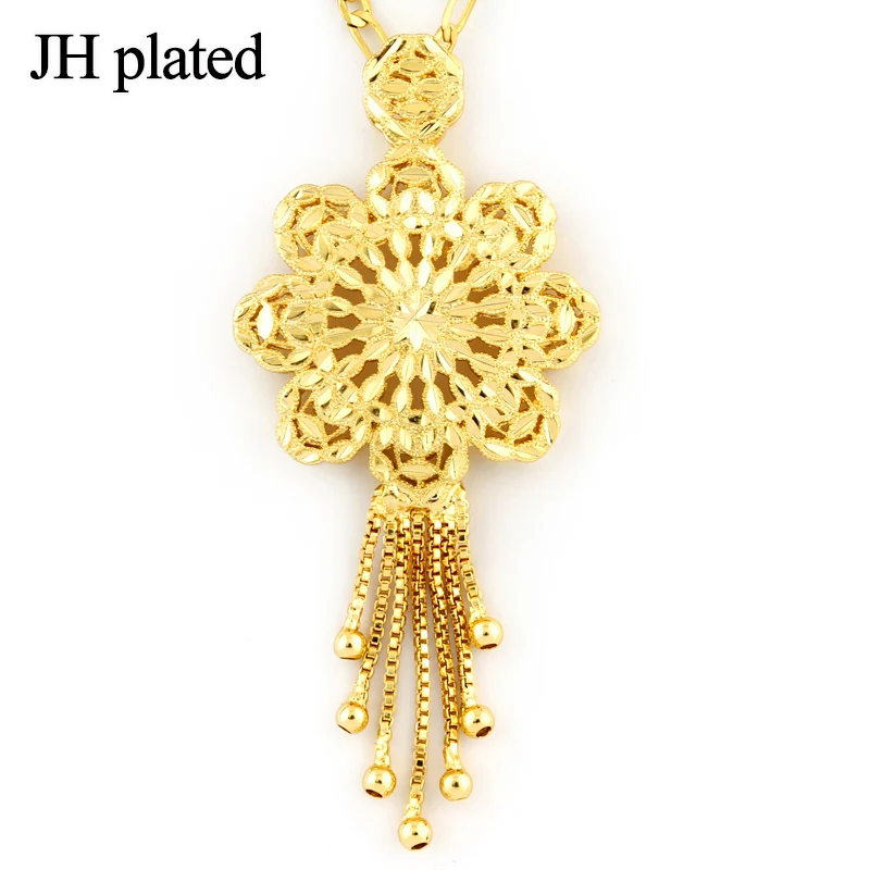 Модные ожерелья JHplated с подвеской цветы кисточкой для женщин ожерелье девушек
