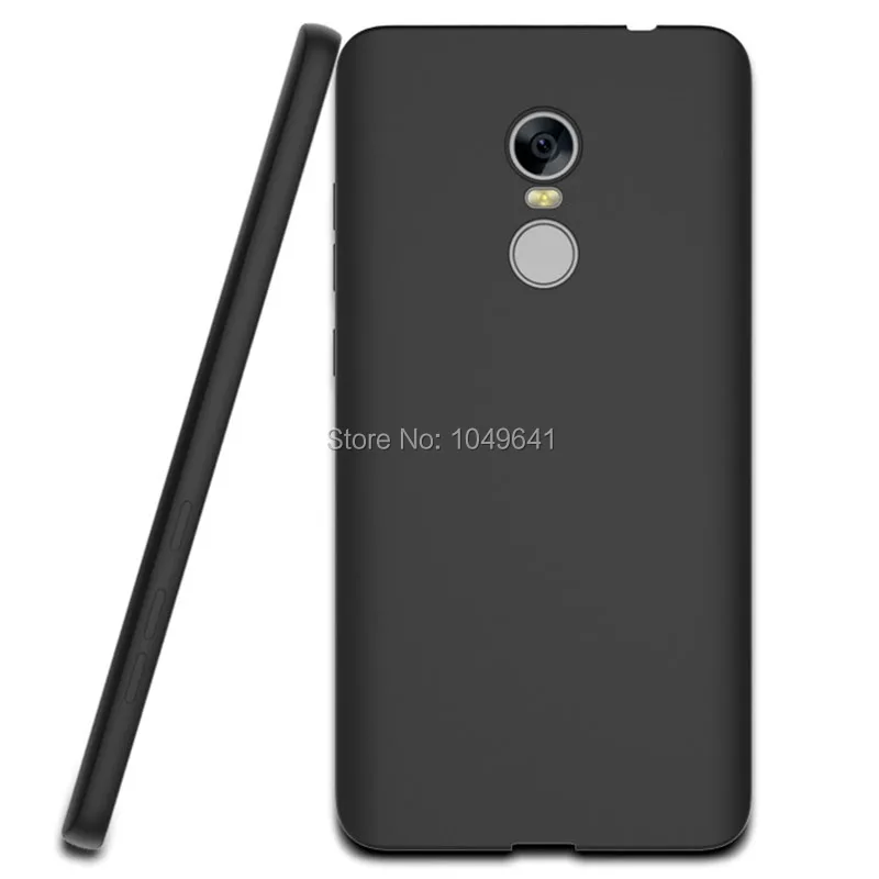 Case for Xiaomi Redmi Note 4X / Hongmi 5.5 inch Pure Color Ultra-thin Anti-knock Soft TPU Protective Clear Black |