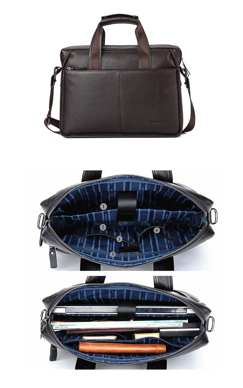BISON DENIM, натуральная кожа, Гарантийный портфель, мужская сумка, 14 дюймов, для ноутбука, мягкая, Воловья кожа, сумка-мессенджер, сумка, сумка, деловая, N2237-3