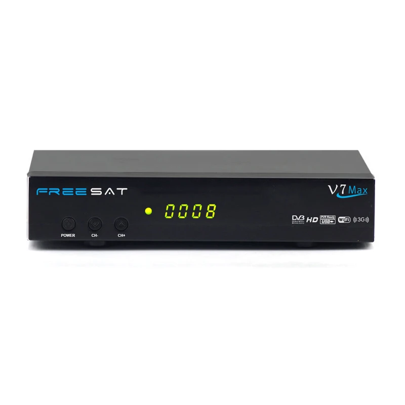 USB спутниковый приемник WIFI с 7 Клин для детей в возрасте от 1 года Европы V7 MAX DVB-S2 спутниковый ТВ приемник PowerVu Biss Key PK V7 декодер