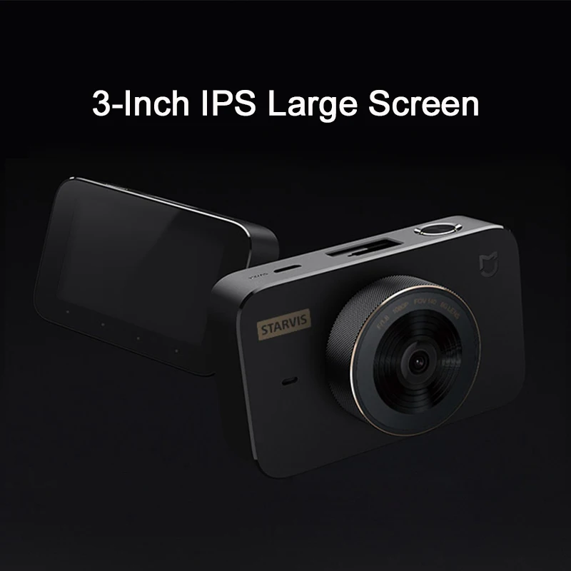 Xiaomi Mijia 1080P видеорегистратор Carcorder 1S DVR Автомобильный регистратор 3D шумоподавление ips экран локальное Голосовое управление