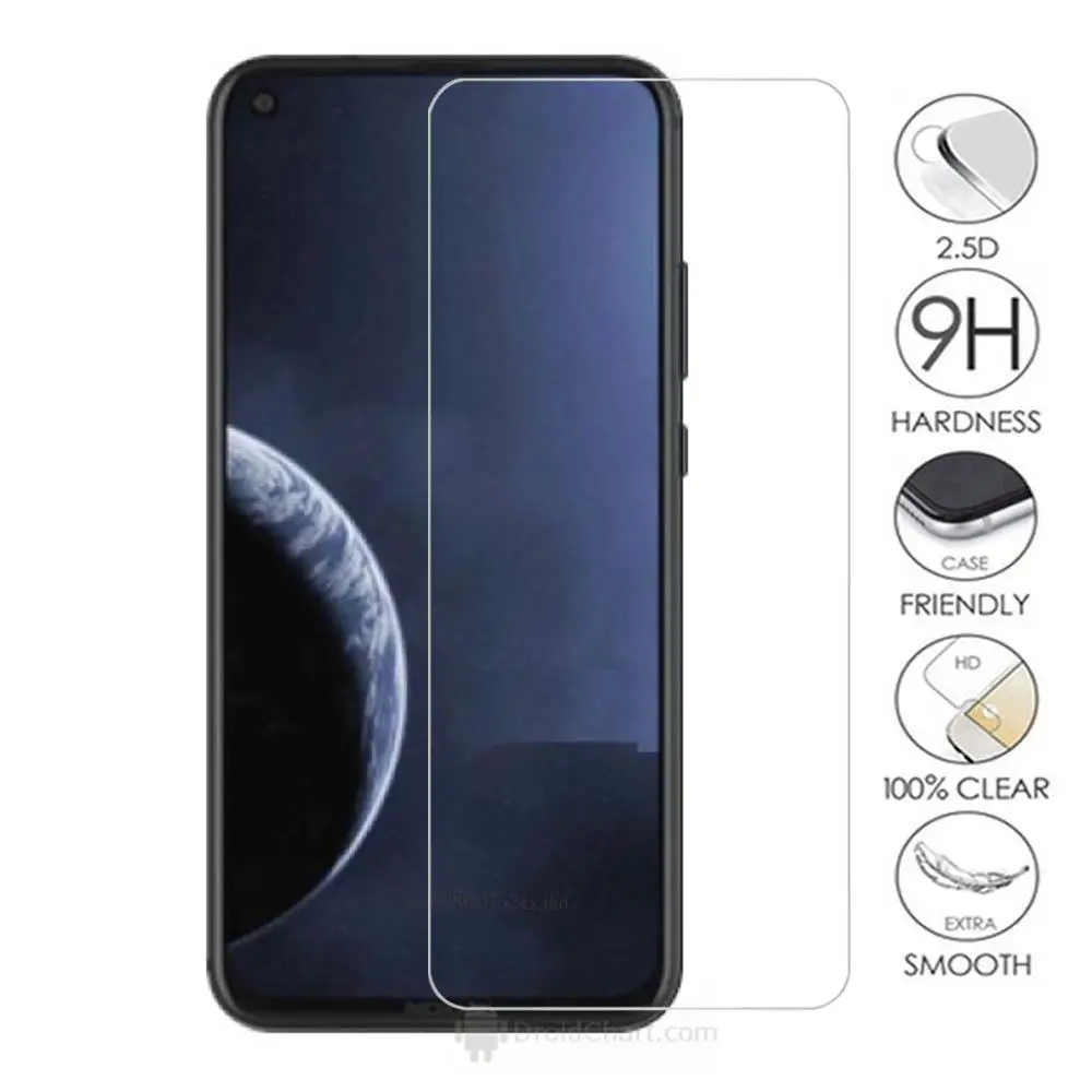 Закаленное стекло для nokia 6 2 защитное 2.5D 9H закаленное премиум-класса защитная