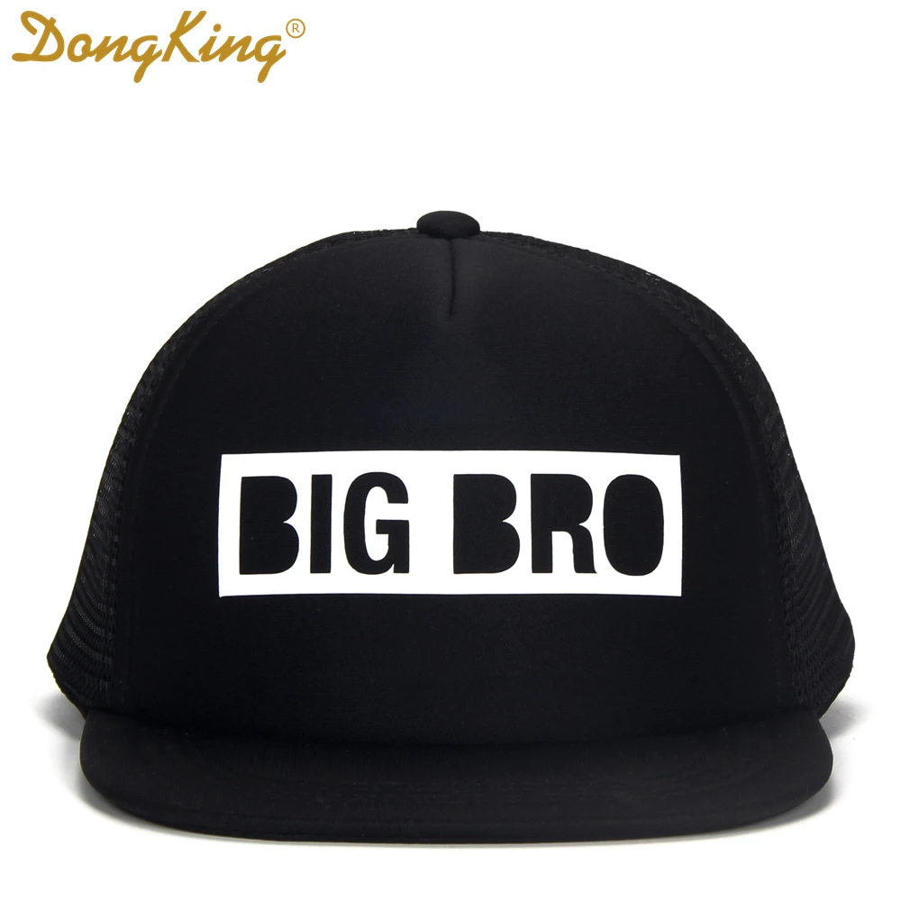 Детская шляпка дальнобойщик DongKing кепка BIG BRO шляпа SIS LIL Snapback вечерние шляпки для Big