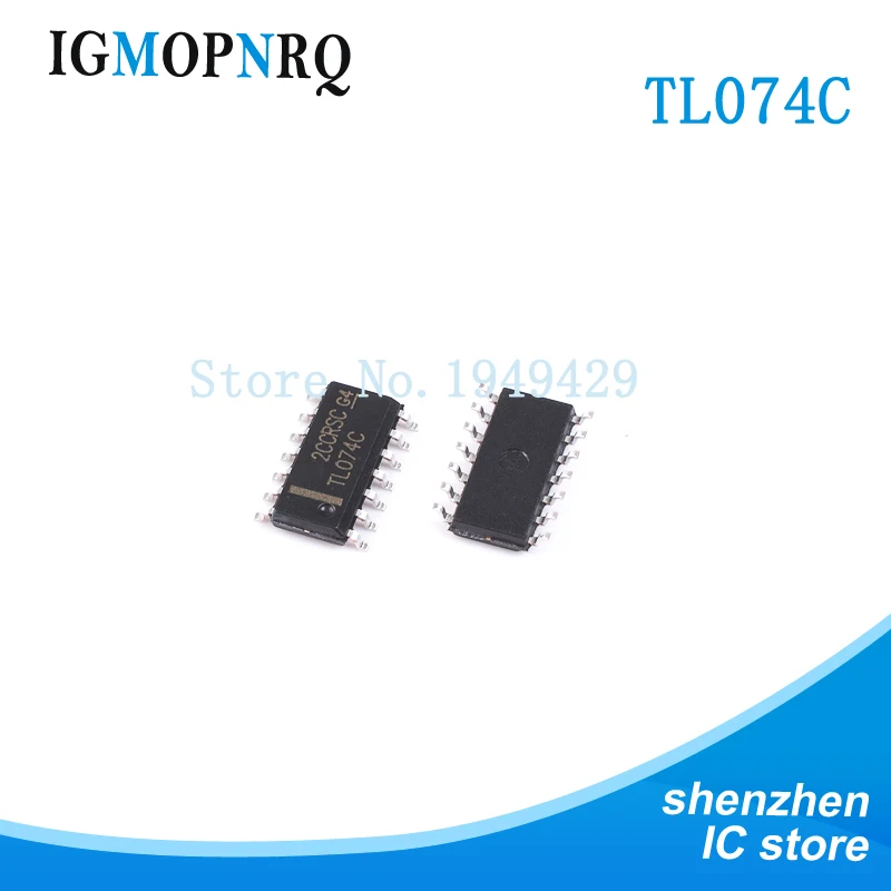 10 шт. TL074CDT SOP14 TL074 TL074C 074C операционный усилитель op amp Quad низкий уровень шума JFET
