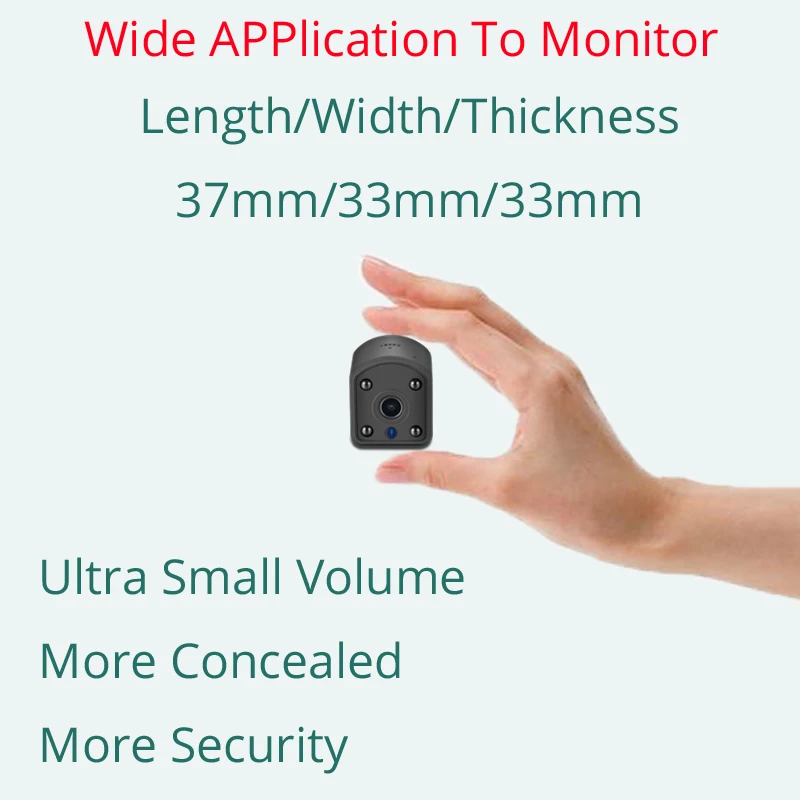 Беспроводная мини камера видеонаблюдения 720P HD Wi Fi|Камеры видеонаблюдения| |