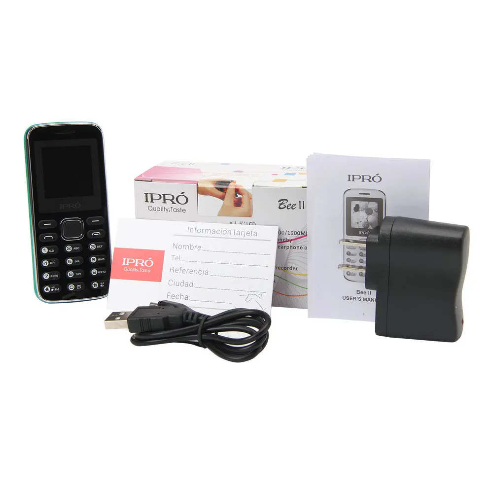 Оригинальный ipro пчелы II 1.5 дюймов разблокировать телефон для пожилых dual sim