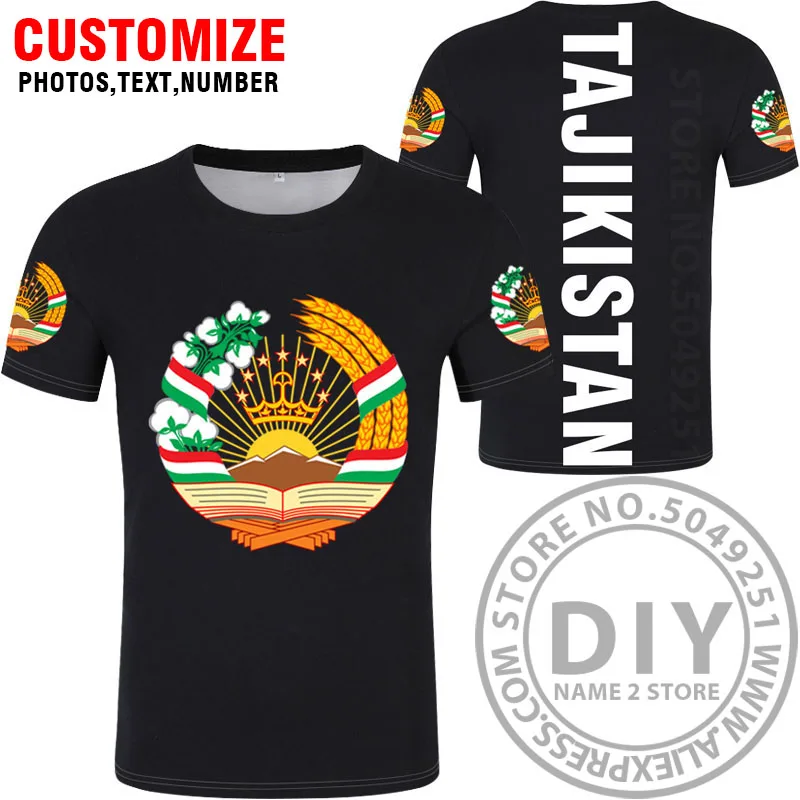 Style 7 Футболка «TAJIKISTAN», сделай сам,, на заказ, с именем, номером tjk, футболка с национальным флагом, tj, футболка с фотографией, с принтом, с текстом, одежда для 0 - Цвет: Style 7