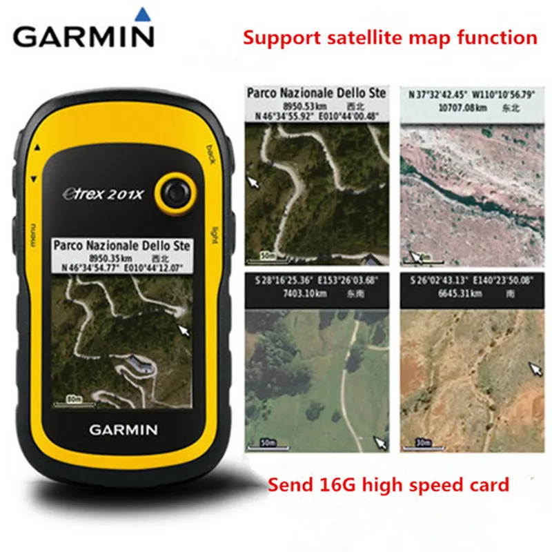 Ручной GPS навигатор Garmin eTrex 201X 100% оригинал для использования вне помещения