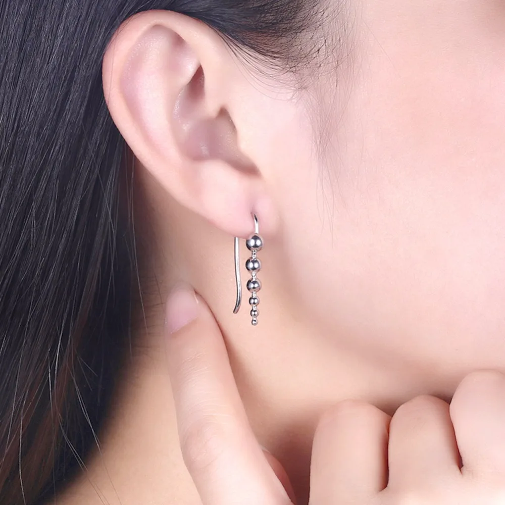 Уникальные серебряные серьги женские круглые для девочек двухцветные