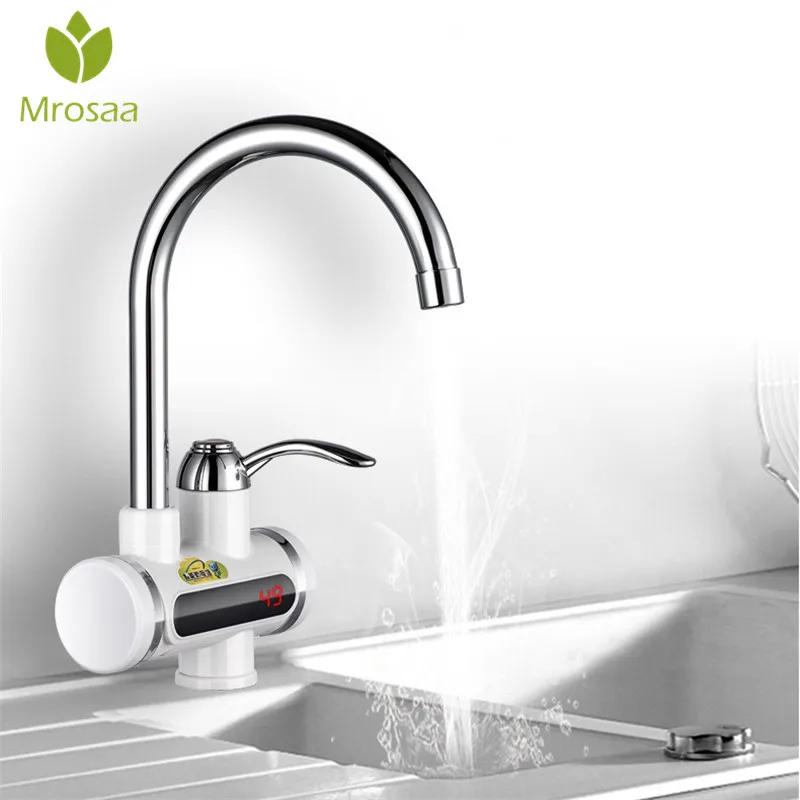 220В мгновенный Электрический водонагреватель без резервуара кухонный быстрый