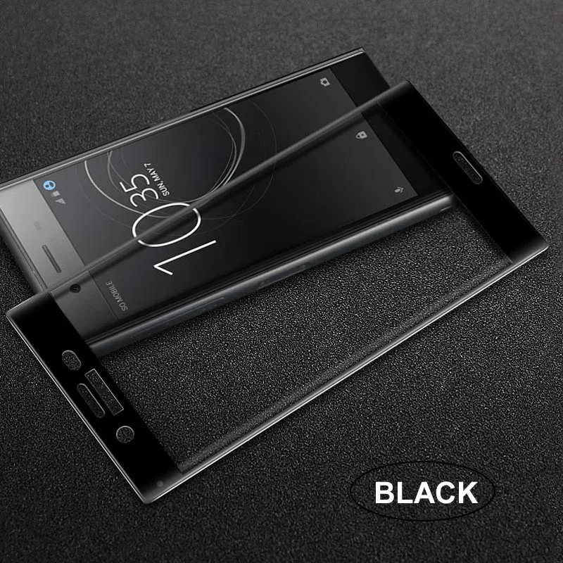Black Защитное стекло для sony XZ3 XA2 Ultra Plus, протектор экрана 3D чехол для sony XA2Plus XA2Ultra на X A Z 2 3, закаленное стекло, пленка - Цвет: Black