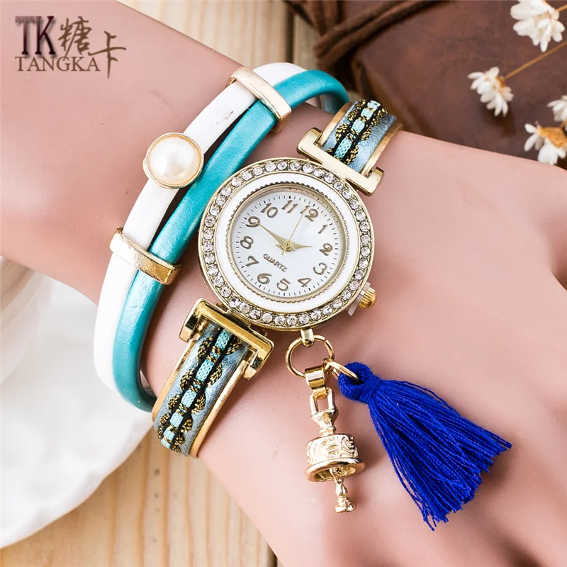 2017 новые модные женские часы-браслет с кожаным ремешком повседневные наручные