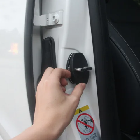Аксессуары для Volkswagen VW Tiguan Passat Jetta Golf Touran T-roc Polo Arteon, крышка дверного замка, защитный ABS-Стайлинг