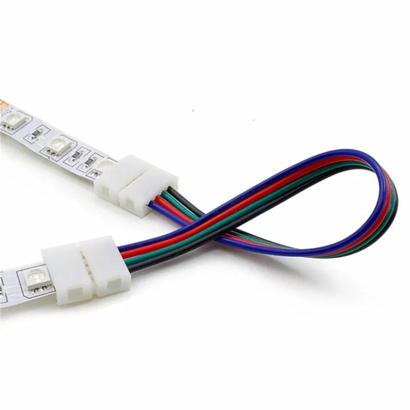 5 шт./лот 4 контактный разъем для светодиодной ленты RGB гнездовой кабель