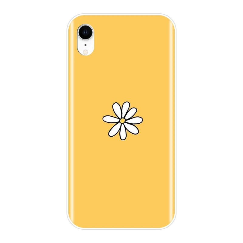 Задняя крышка для iPhone 6 S 7 8 X XR XS Max желтый кот девушка звезда луна мягкий