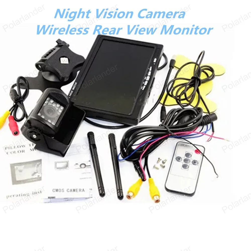 Система парковки для 24V грузовика автобуса ночного видения камера комплект 7