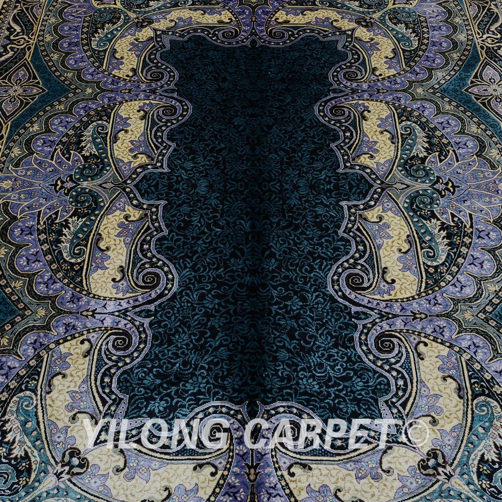 Традиционный Ковер Ручной Работы Yilong 4 'x 6' синий выгодный античный Восточный