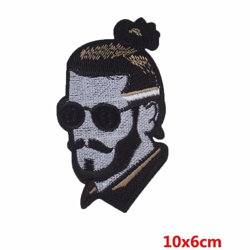 PE3412CT Prajna фильм Веном вышивка моральные нашивки значки Diy Одежда патч Железный На Спартанский воин солдат Дэдпул Мода Diy H - Цвет: PE3412CT