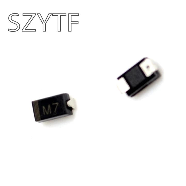 Выпрямительные диоды 1N4007 IN4007 M7 SMD 1A1000V (200 шт./лот)|rectifier diode|m7 smdm7 diode |