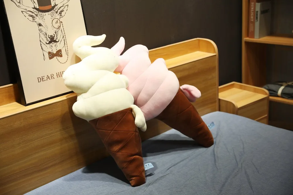 Конфеты Мороженое Plushie летние закуски подушки в виде продуктов креативный реалистичный Декор Подушка желтый розовый синий белый дети девочки женщины подарок