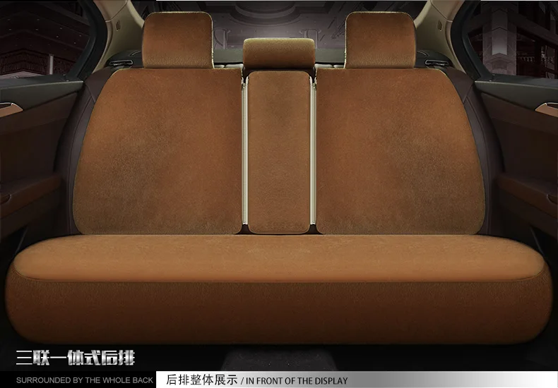 

Warm man-made Fox Fur General Car Seat Cushions Car Styling Car Seat Cover For BMW Audi Toyota Honda Ford All Sedan