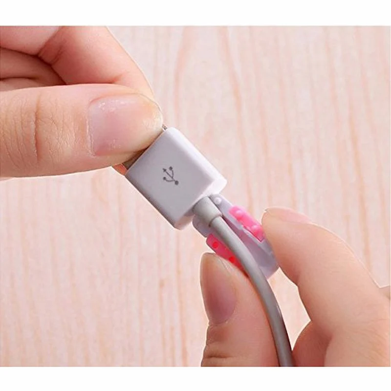 NYFundas 10 шт. защитный Usb кабель для iPhone 4 4s 5 5s 6s plus 7 8 X Зарядное устройство Шнур
