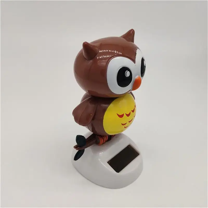Solar Creative Swing Owl Shaking Head Doll Cartoon Decoration Gift Children's Toys | Игрушки и хобби