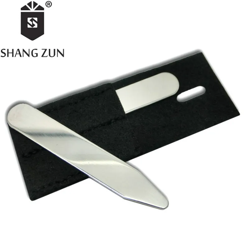 SHANG ZUN 2 шт. воротник из нержавеющей стали жесткие прокладки для формальных