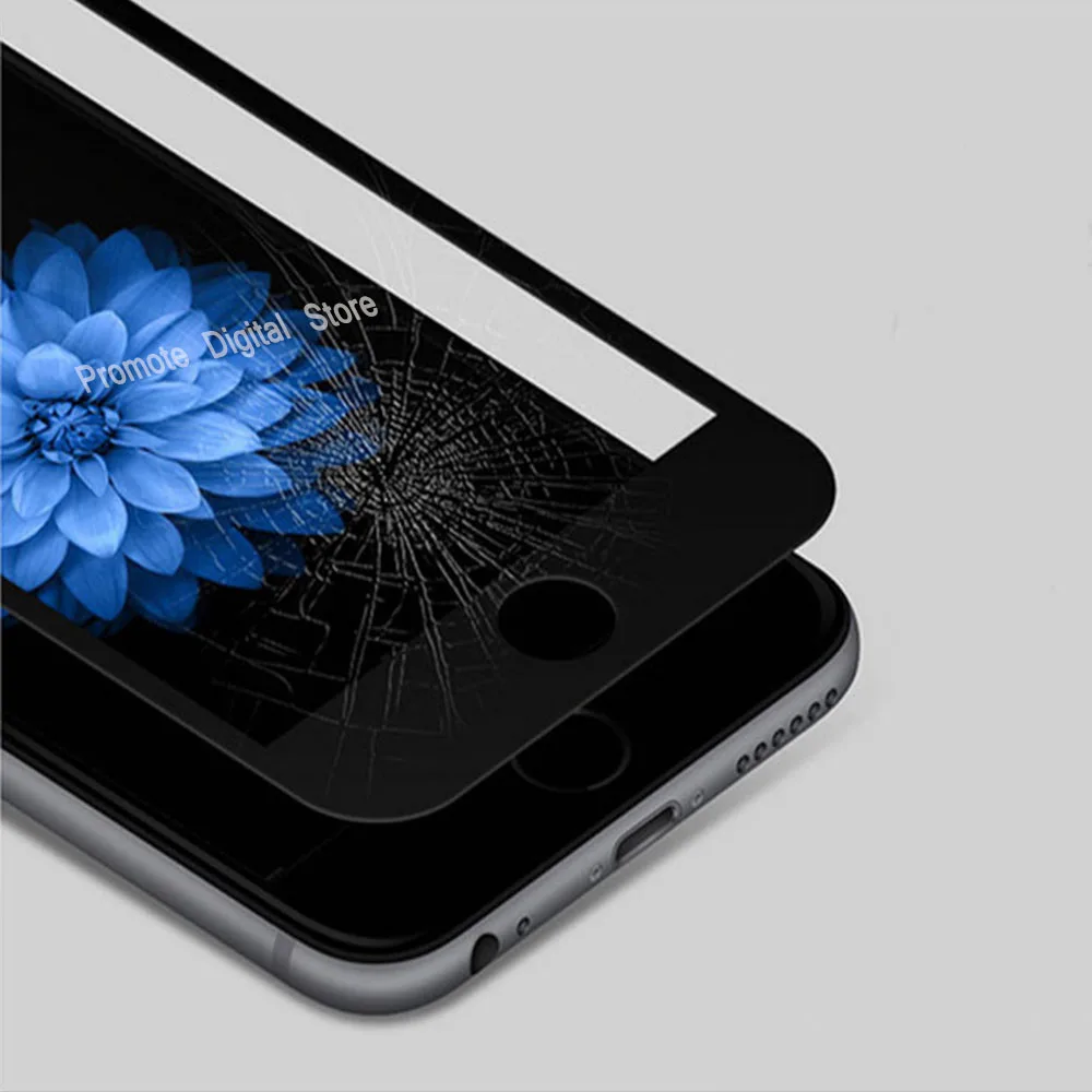 3D изогнутый край Полное покрытие для iPhone 6 6S 7 Plus протектор экрана закаленное