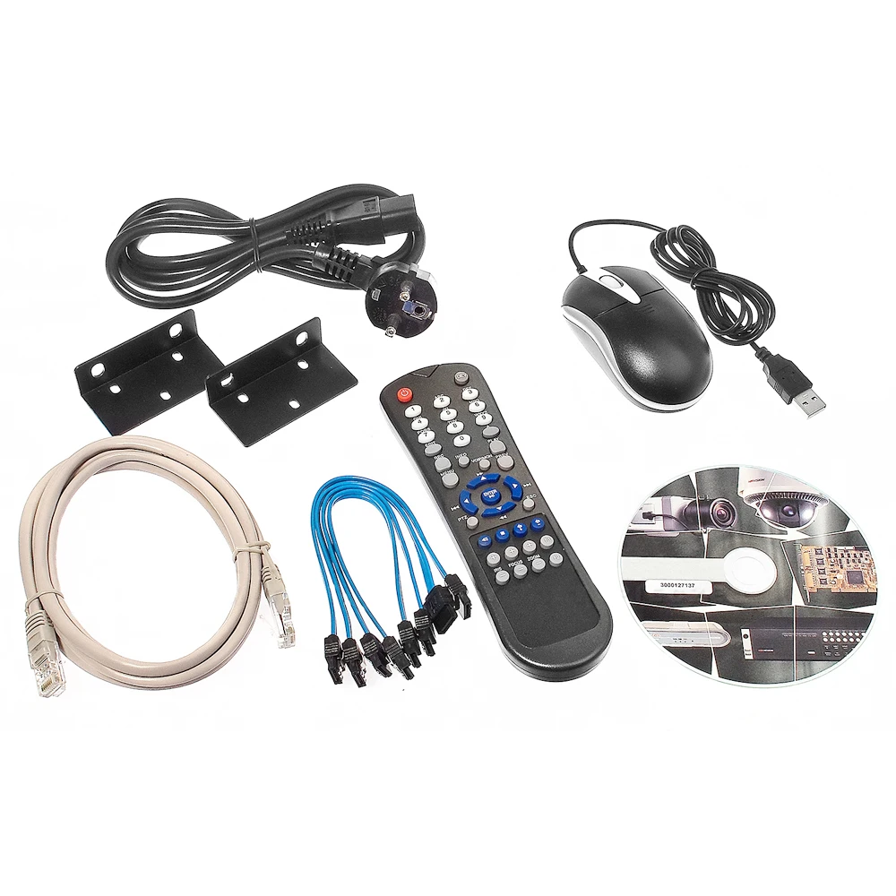 Международный HIK 16CH NVR DS-7716NI-E4 Поддержка 4 SATA HDD сети видео Регистраторы 5MP для IP