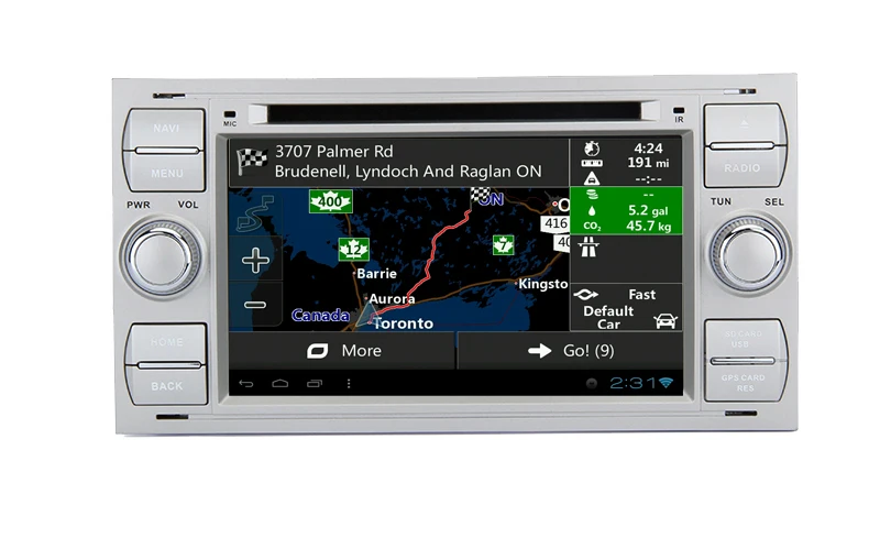 2 Din 7 дюймовый автомобильный DVD плеер для Ford Focus Kuga транзит с 3G GS Bluetooth Радио RDS USB SD