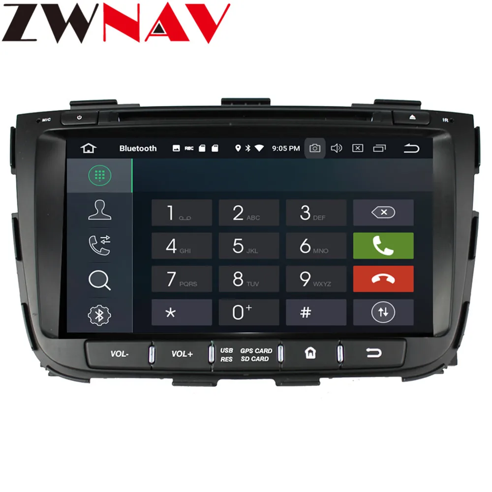 Android 9 4+ 64G DSP автомобильный dvd-плеер gps навигация для KIA SORENTO 2013 головное устройство мультимедийный плеер магнитофон