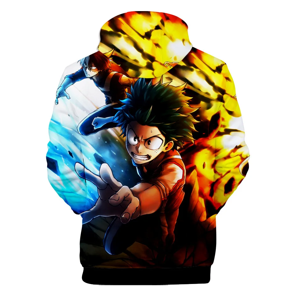 Толстовка Boku no Hero Academia для мужчин женщин детей аниме одежда My Academy|Мужские