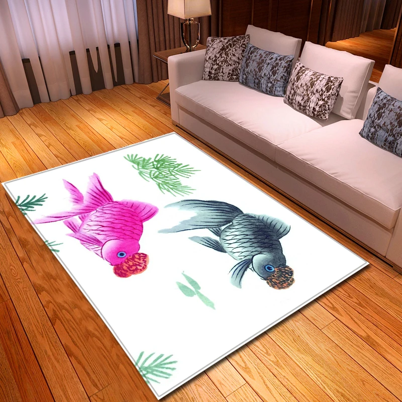 Nordic Baby Crawling Carpets Flannel Anti-slip Area Rugs Children Room Play Mat 3D Carps Home Decorative Living Carpet | Дом и сад