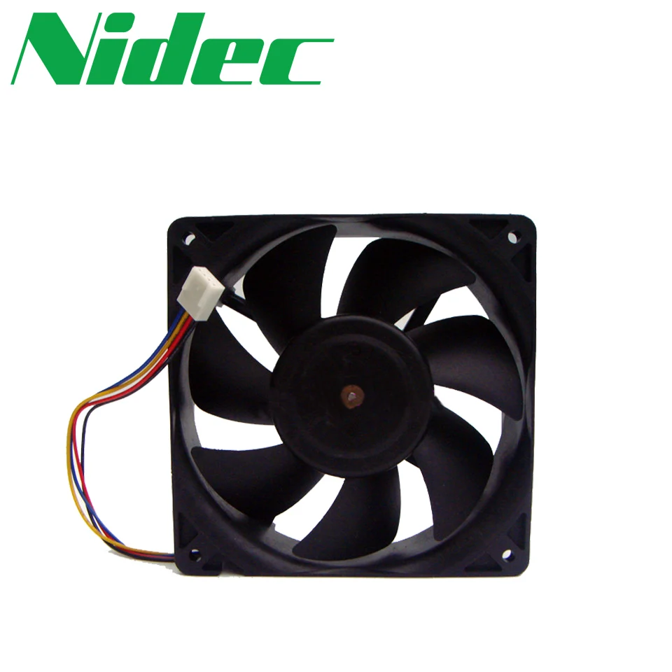 

Nidec Cooling fan B35502-35MIT DC 12V 1.40A 4-wire 4-pin 120mm 120x120x38mm