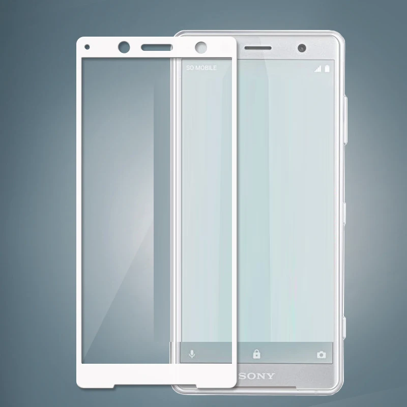 Закаленное 3d стекло для Sony Xperia XZ2 полноэкранная Взрывозащищенная защитная пленка
