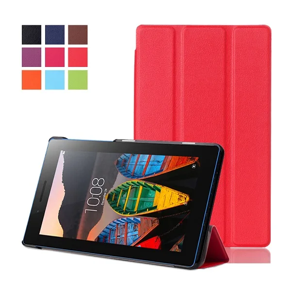 Роскошный чехол с магнитной подставкой из искусственной кожи для lenovo Tab 3 730F 730M 730X7
