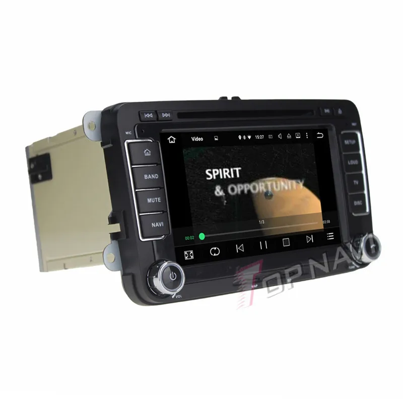 Topnavi Android 7 1 автомобильный DVD плеер радио для VW