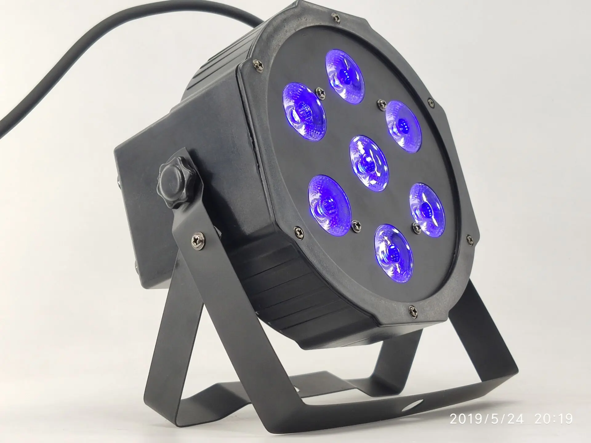 RGBW 7X12W светодиодный светильник Par плоский par dmx512 управляемый сценический