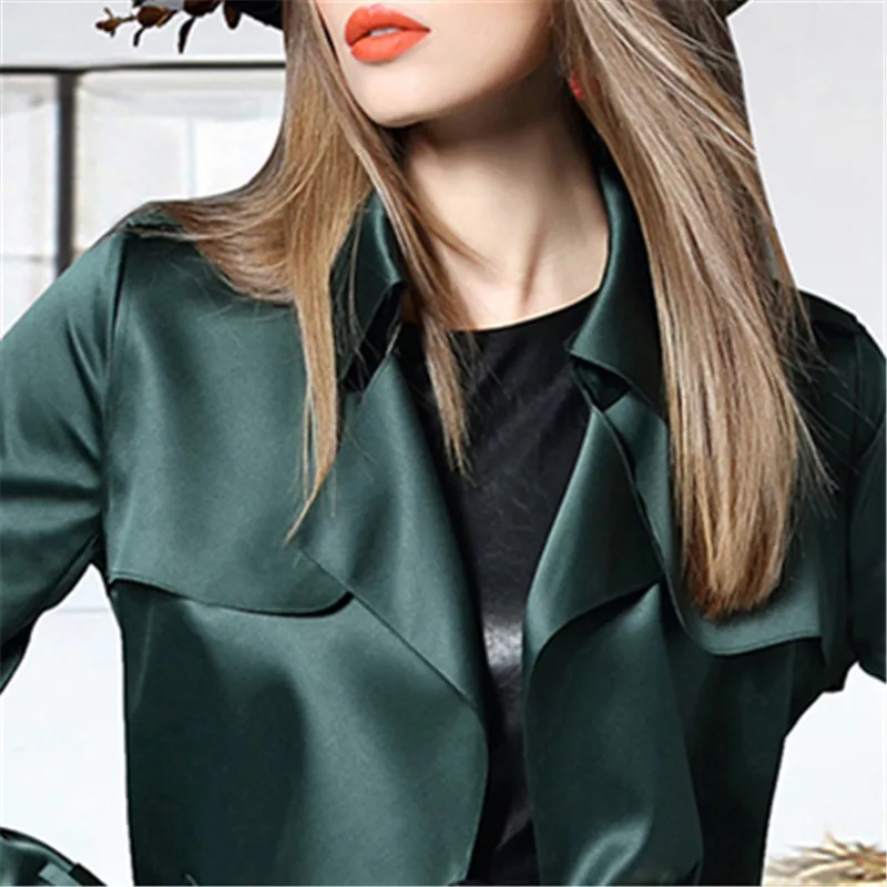 2018 весна осень новый модный Тренч женский элегантный роскошный