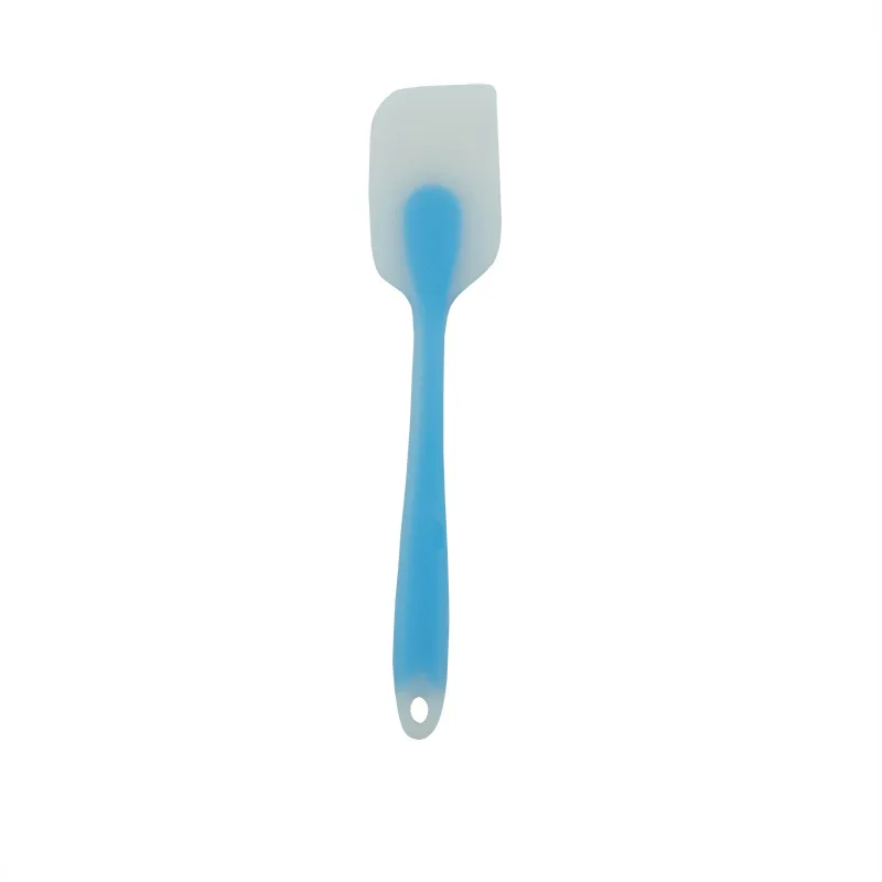 1pcs blue Инструменты для выпечки Шпатель для торта силиконовый шпатель форма для выпечки кондитерских изделий кухонный шпатель Миксер для мороженого совок скребок для крема - Цвет: 1pcs blue