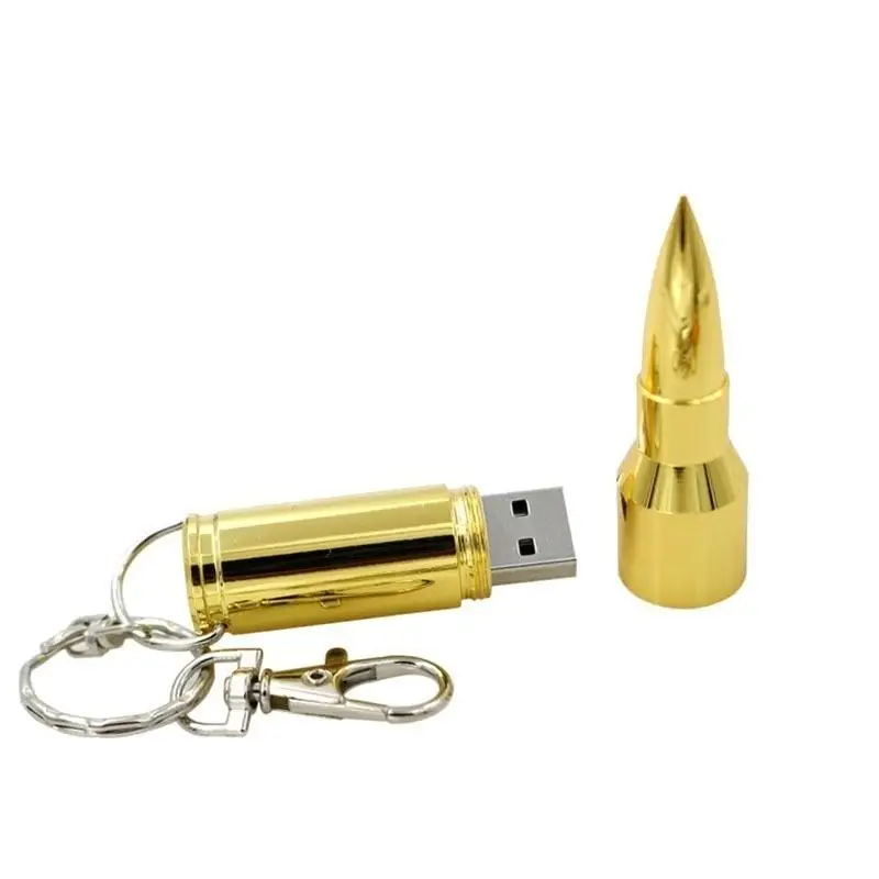 Usb-накопитель высокое качество металла флэш-накопитель 4 GB/8 GB/16 GB/32 GB/64 GB Пуля memory stick персонализированные Подарочная mini USB флэш-накопитель 128 ГБ