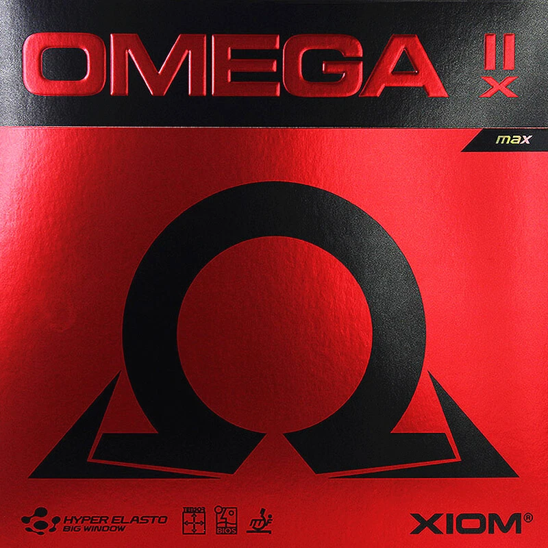XIOM OMEGA IIX резиновая быстрая атакующая петля для настольного тенниса не липкие