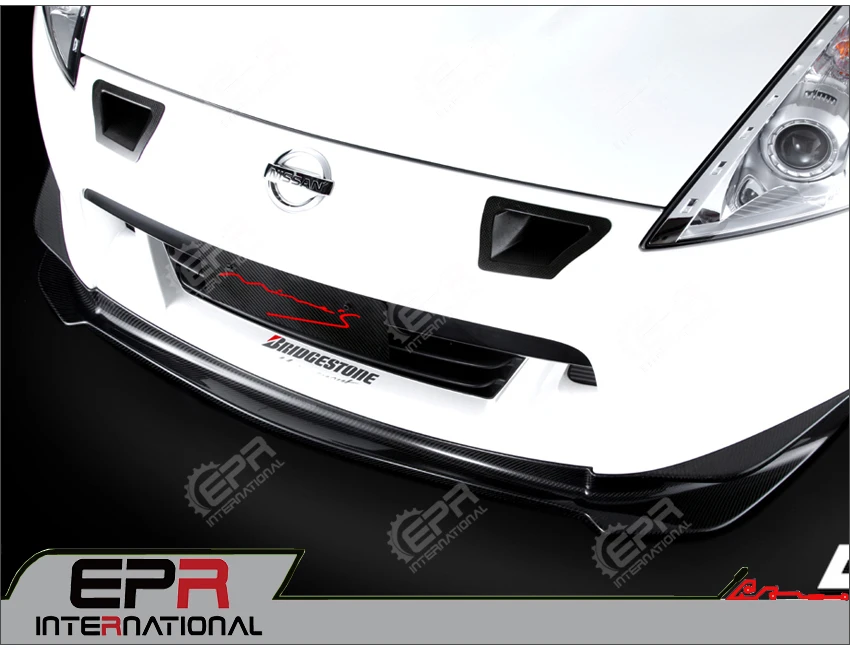 Для Nissan 370Z Z34 тюнинг углеродного волокна передний бампер воздушный комплект воздуховодов для Nissan 370Z Z34 стайлинга автомобилей