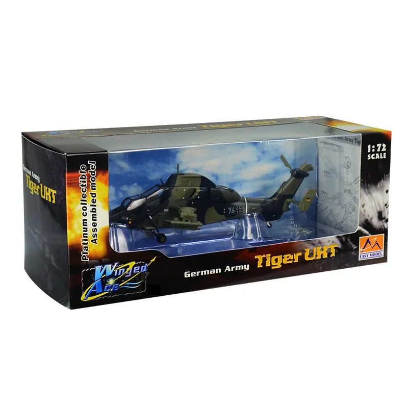 1/72 масштаб предварительно построенный Eurocopter Tiger EC665 Тигр вертолет хобби Коллекционная готовая пластиковая модель самолета
