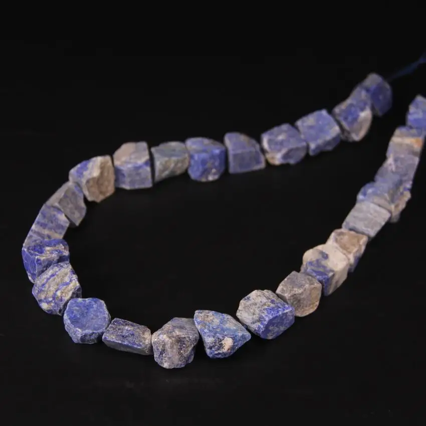 

15.5"/strand Freeform Lapis Cut Raw Nugget Stone Loose Beads,Natural Lapis Lazuli Gems Rough Gravel Chips Pendant Jewelry Making