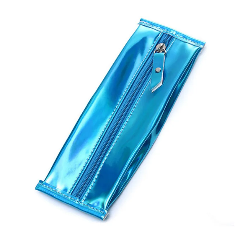 Blue Маленькая косметичка из ПВХ, женская косметичка, голограмма, лазер, косметический Чехол, косметичка для путешествий, косметичка, чехол, Органайзер - Цвет: Blue